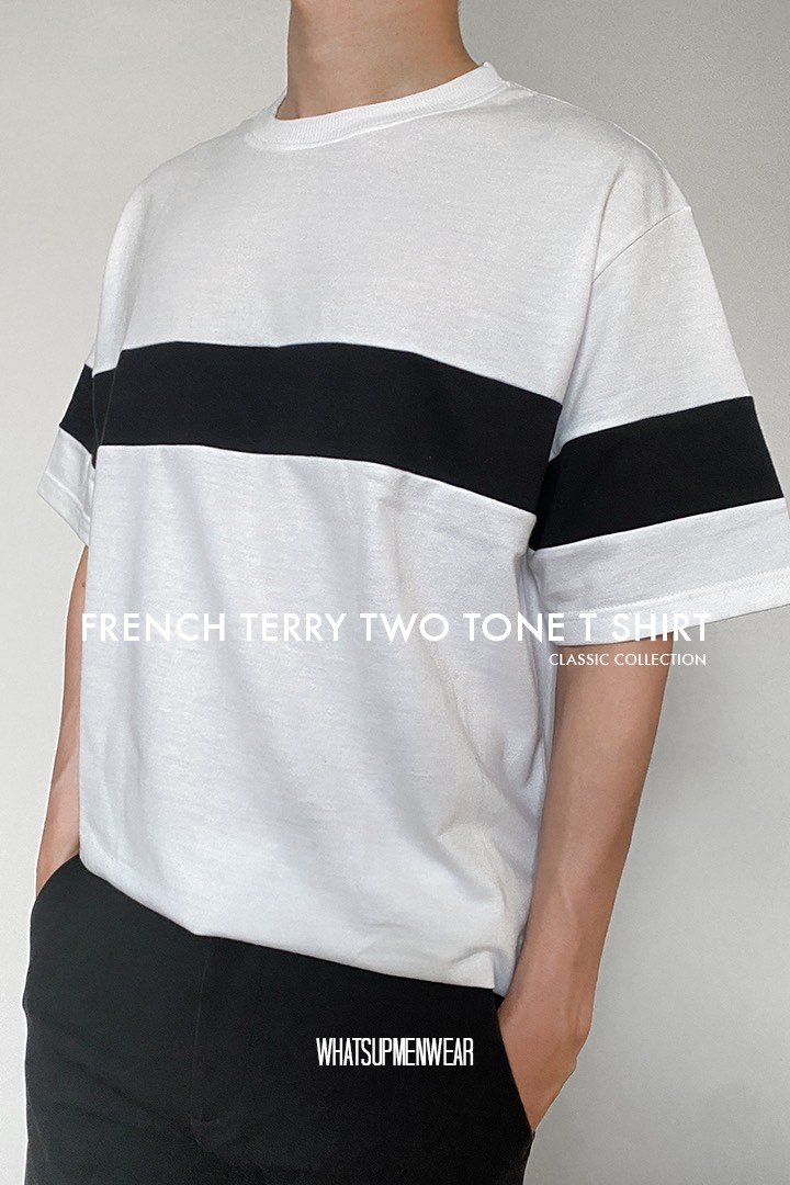 French Terry Two Tone T-Shirt 