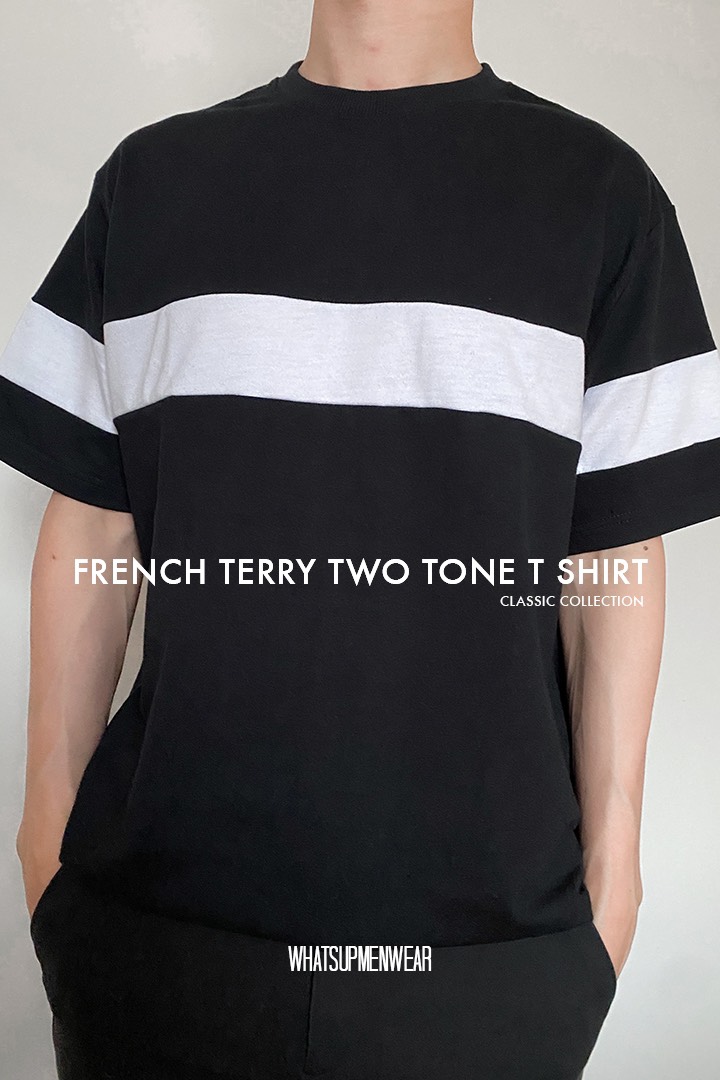French Terry Two Tone T-Shirt 