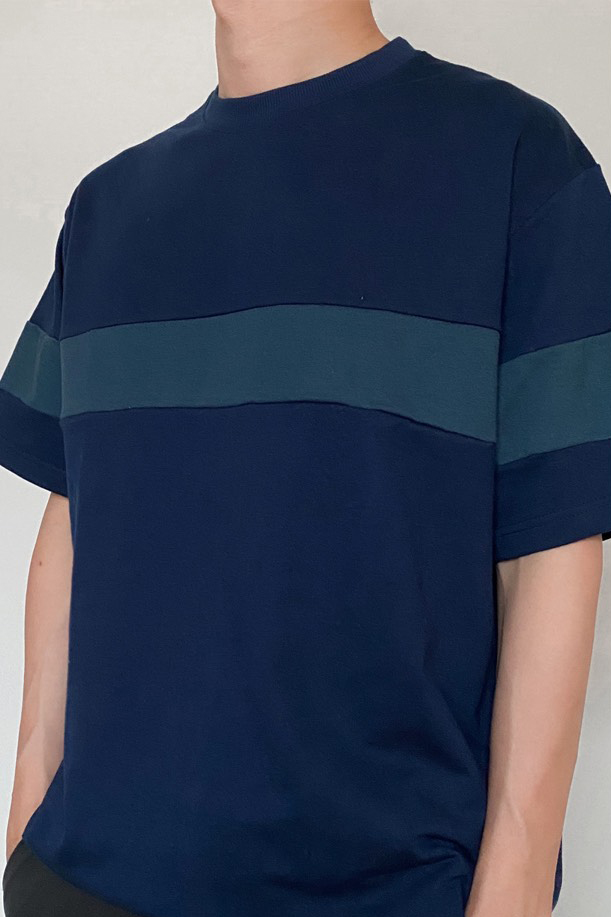 French Terry Two Tone T-Shirt 