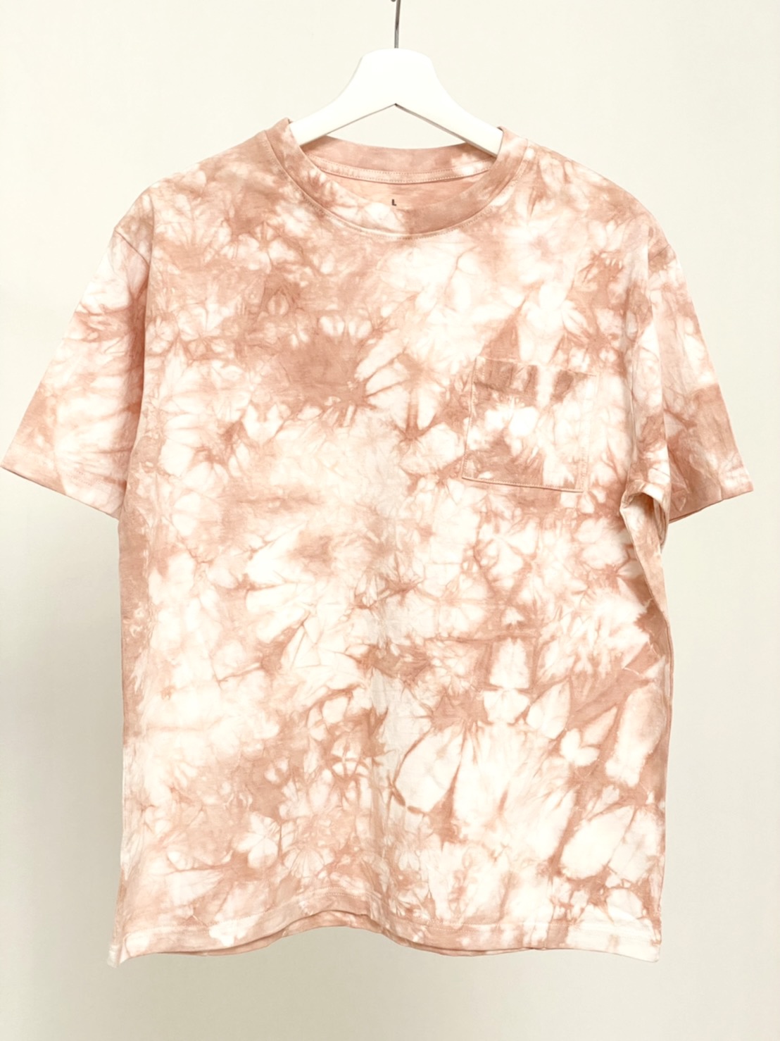 Handmade Tiedye Cotton pocket T shirt 