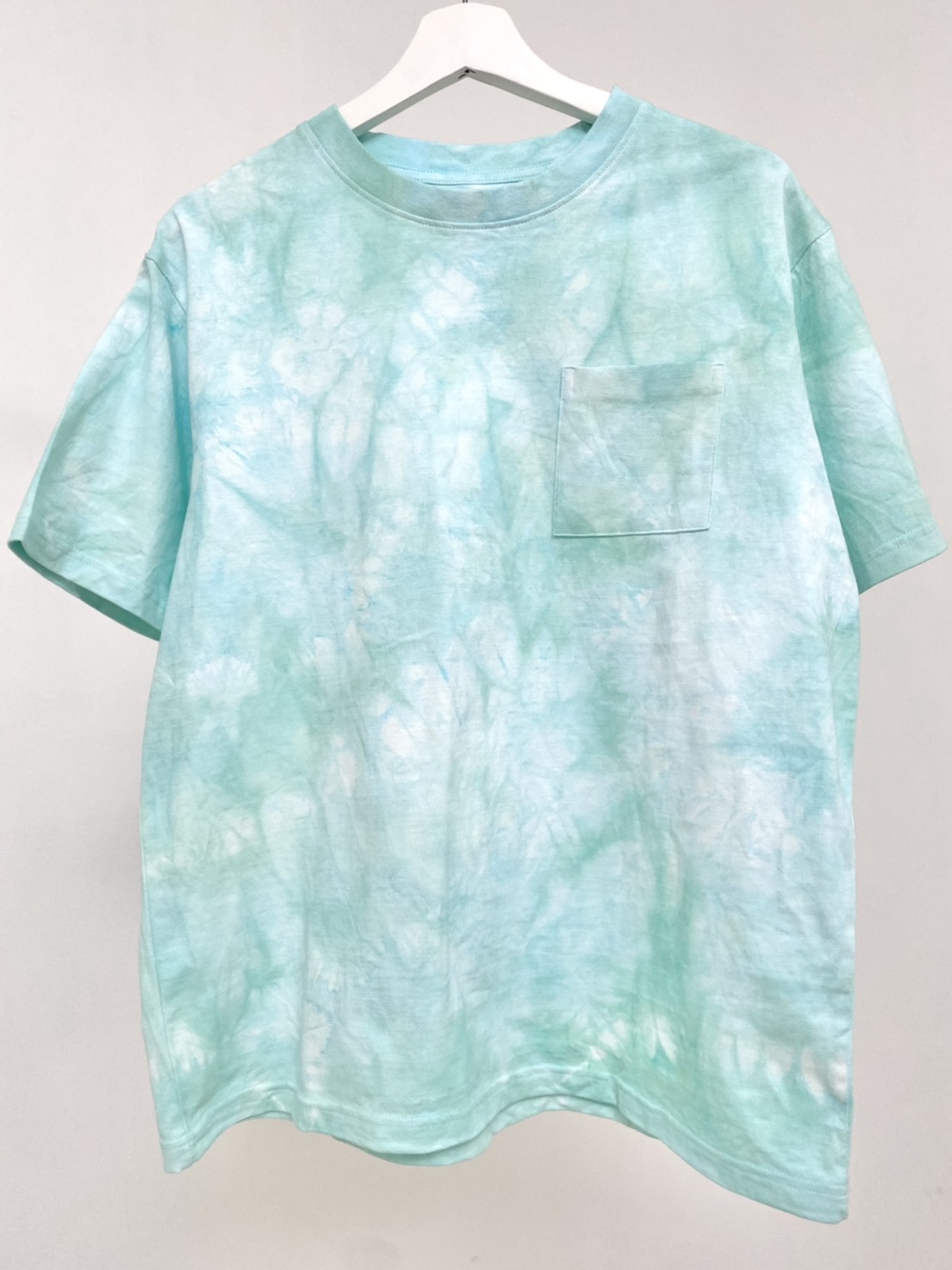 Handmade Tiedye Cotton pocket T shirt 