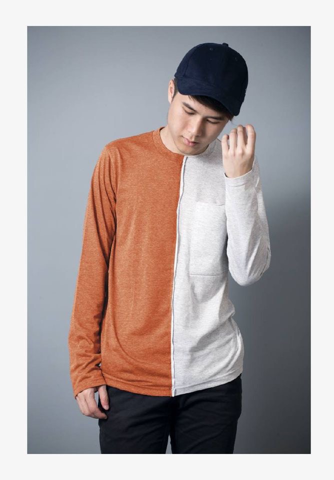 Two tone T Shirt Cotton