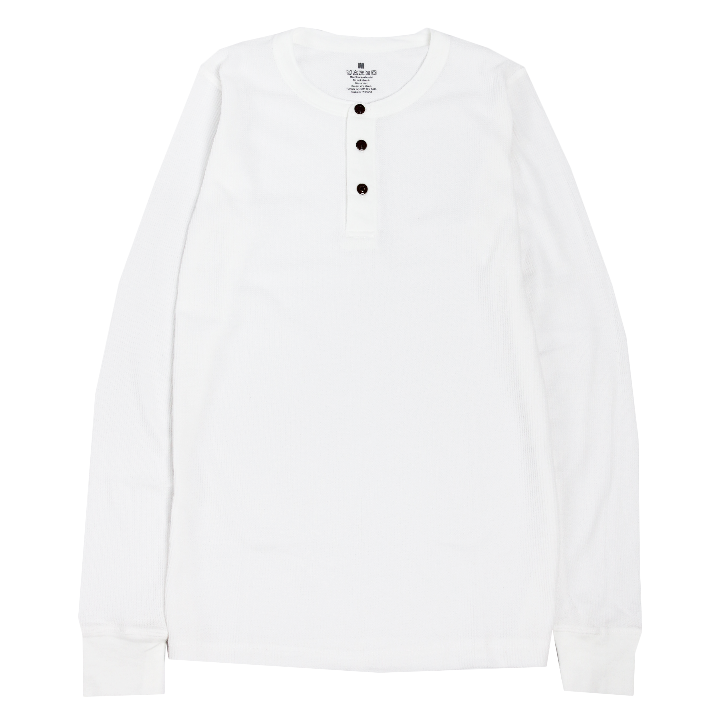 Button Waffle Long sleeve