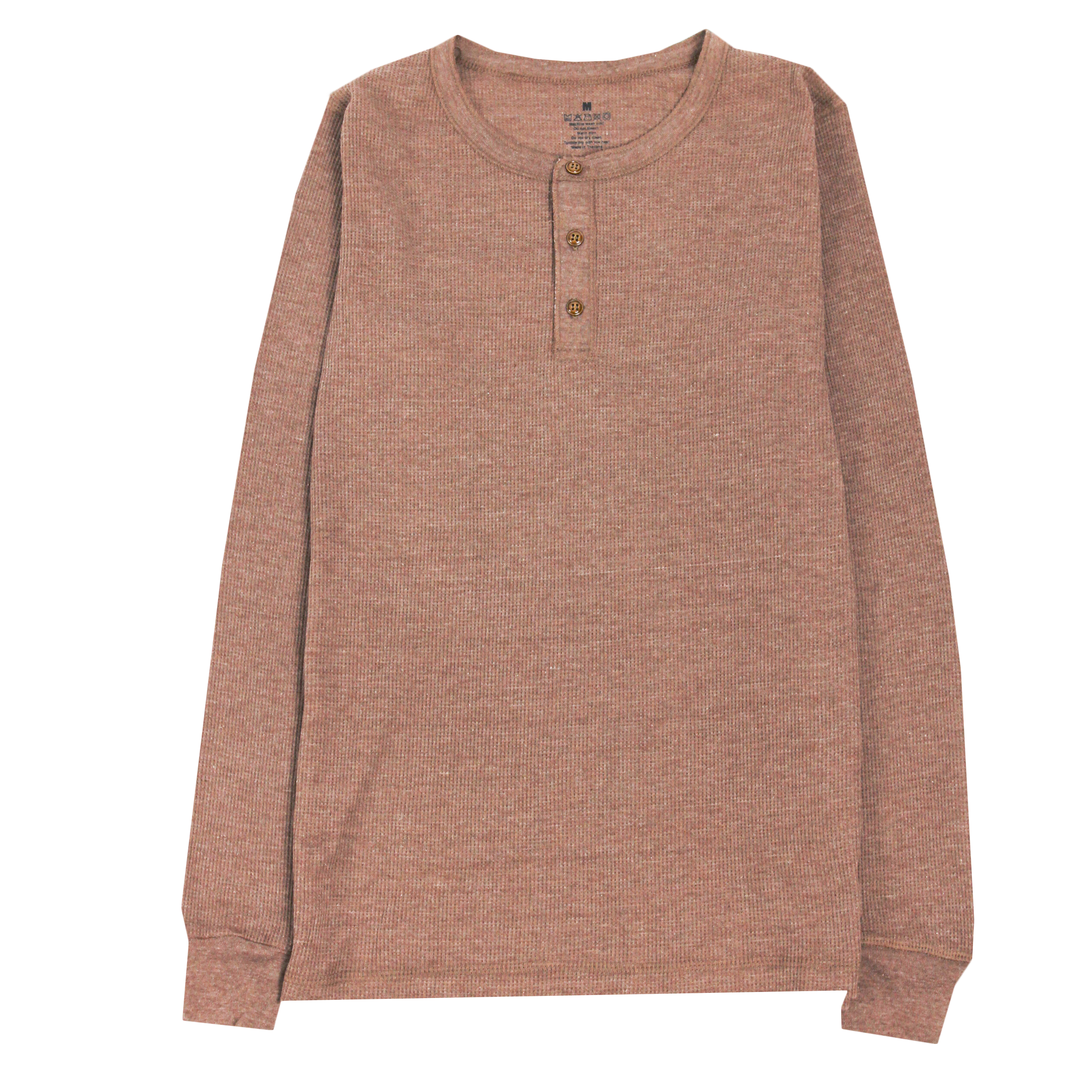 Button Waffle Long sleeve