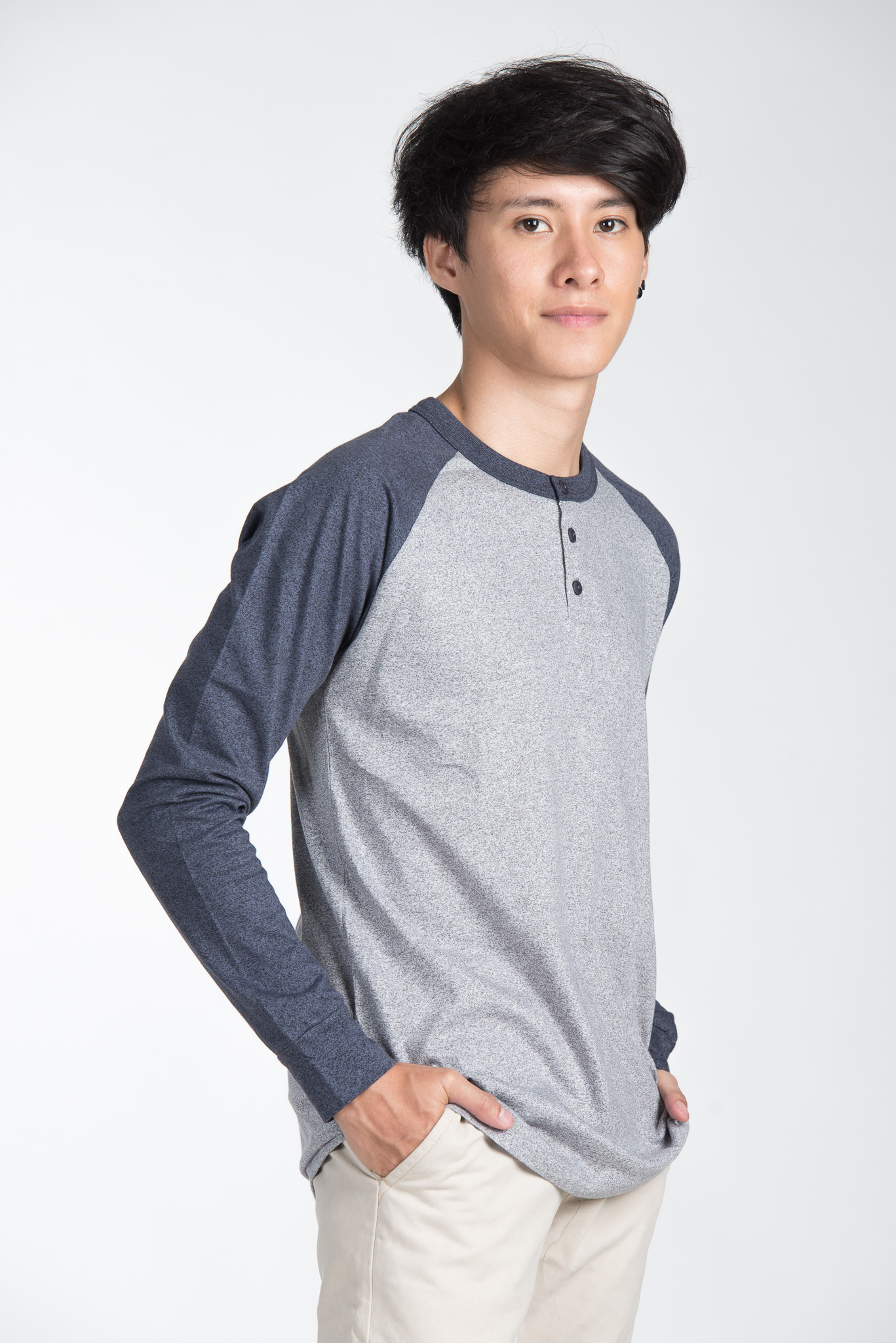 2 tone long sleeves