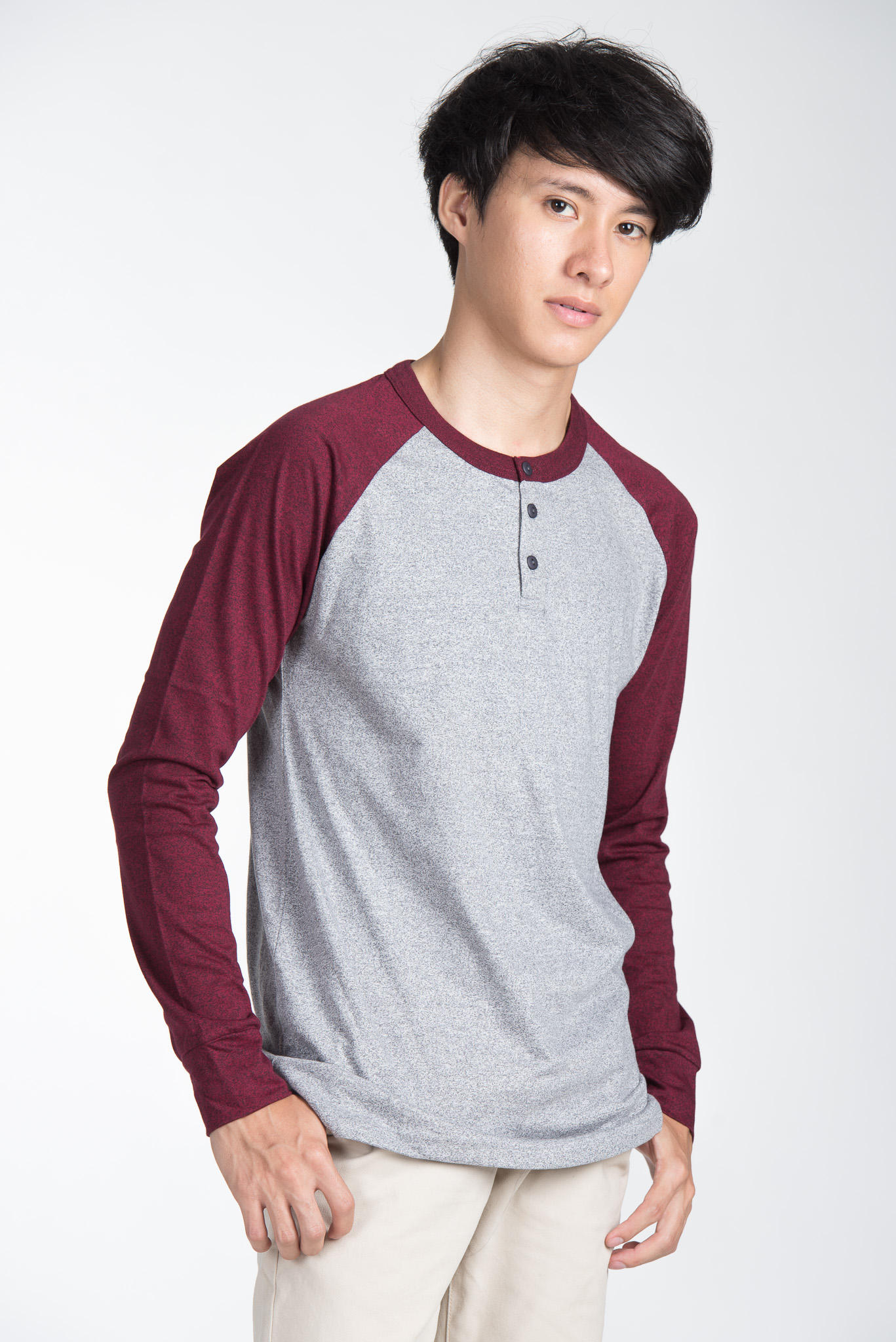 2 tone long sleeves