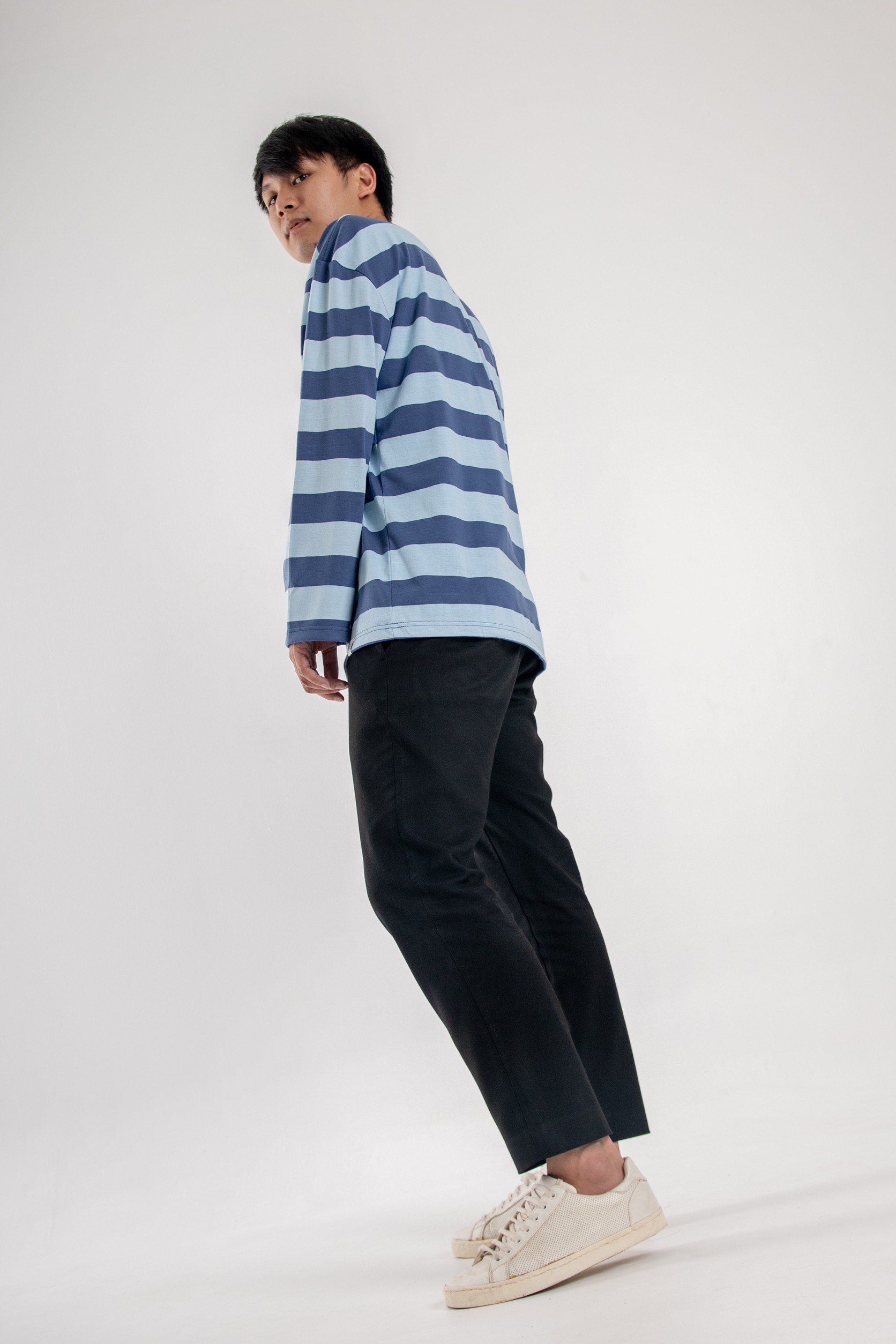 Stripped long sleeve t-shirt